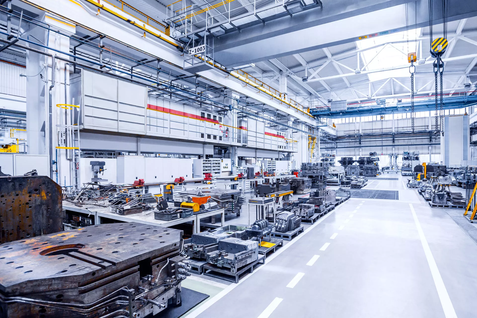 Intérieur d'une usine